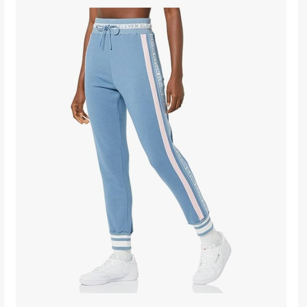 EleVen by Venus Williams Women's Courtside Jogger blue pink small